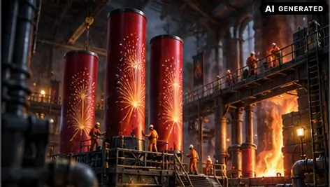 Leuchtfeuerwerk