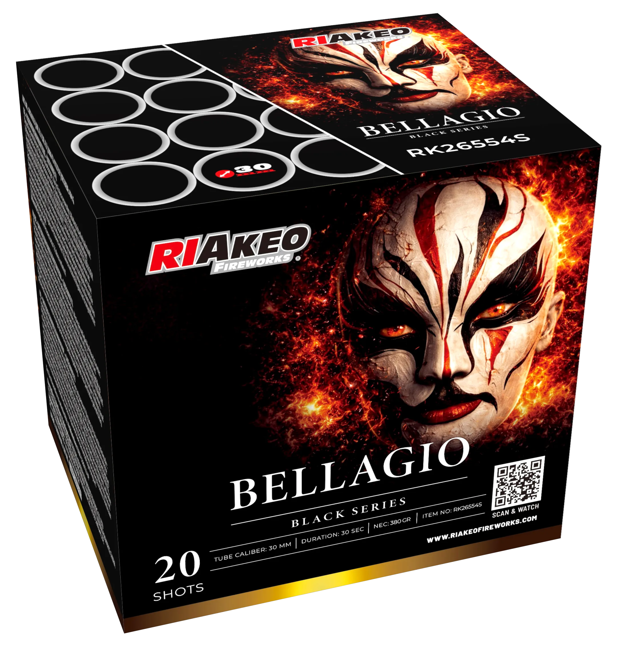 Riakeo Bellagio – Produktverpackung