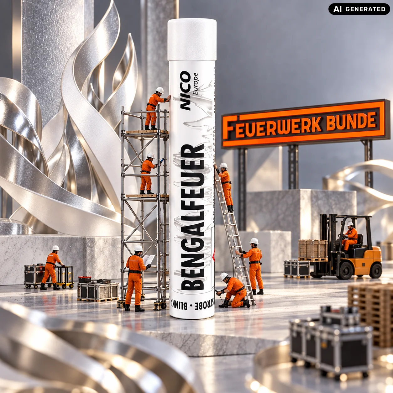Bengalfeuer weiß