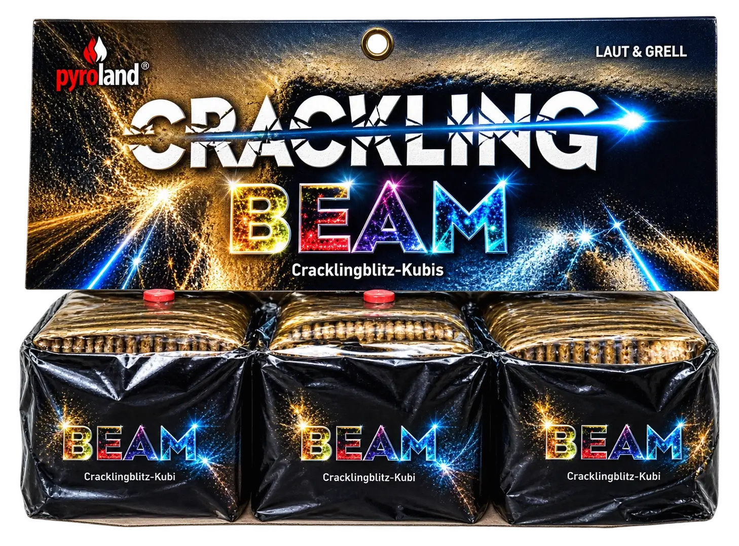 Crackling Beam / Kubische Kanonenschläge