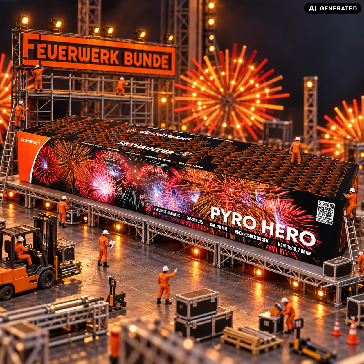 Pyro Hero 266 Schuss