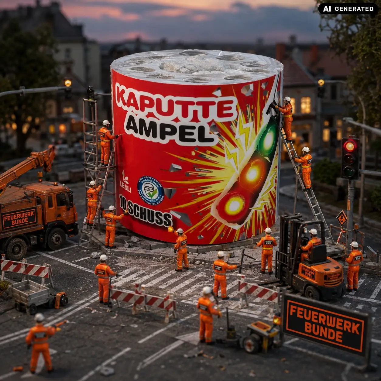 Kaputte Ampel