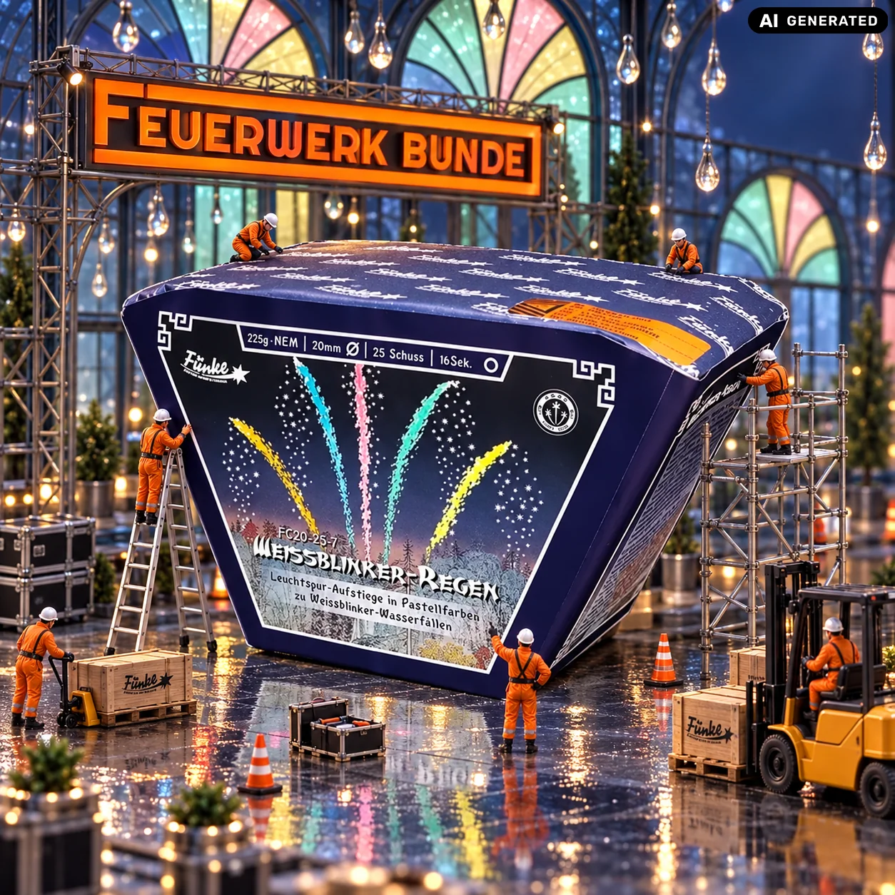 Weissblinker-Regen