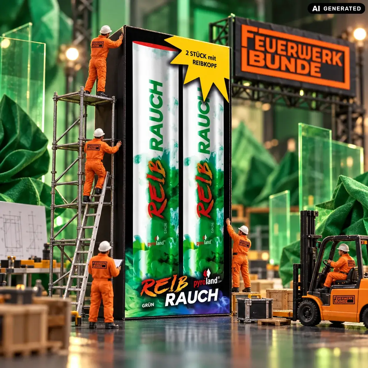 Reib Rauch Grün