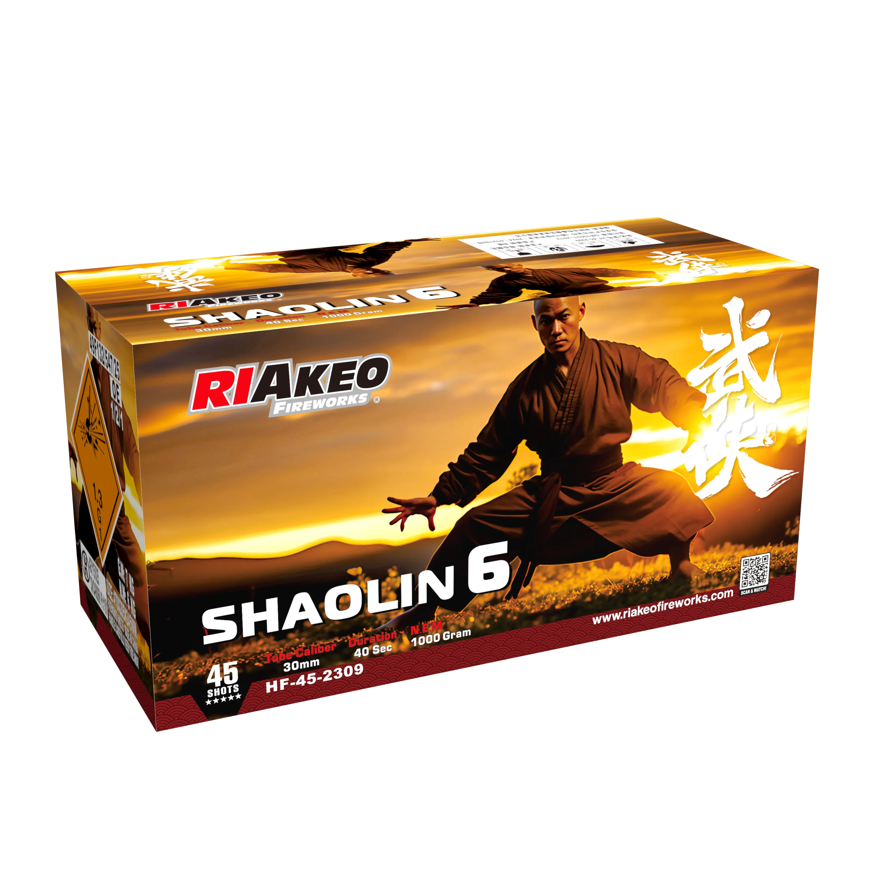 Riakeo Shaolin 6 – Produktverpackung