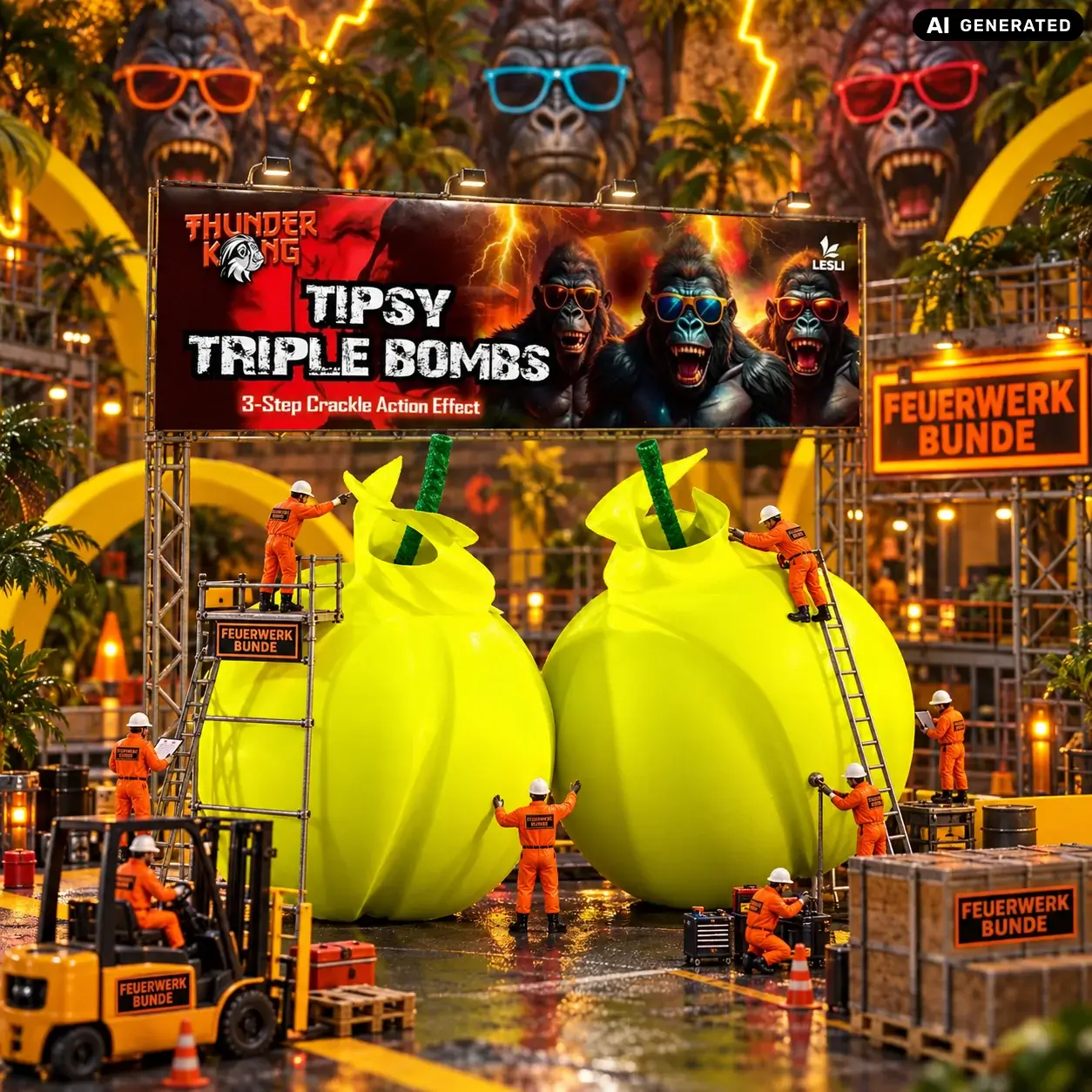 Tipsy Triple Bombs