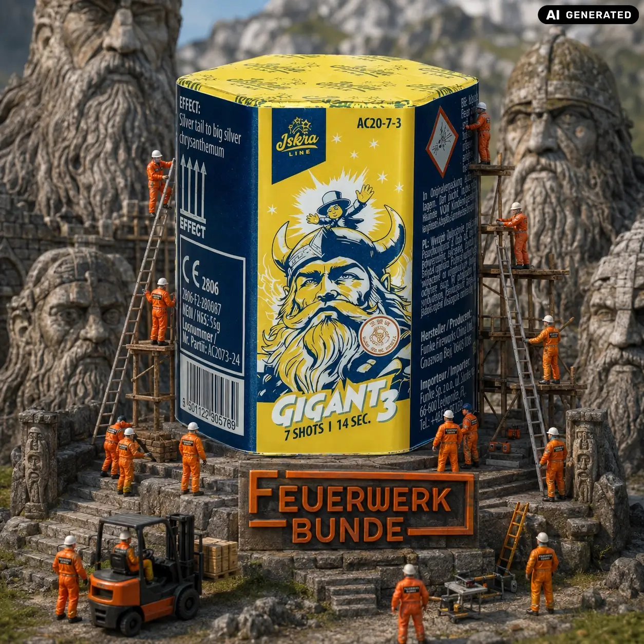 Feuerwerksbatterie