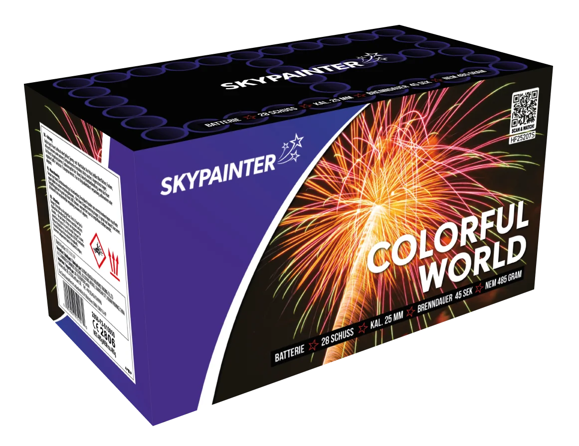 Batterien Sky Painter Colorful World